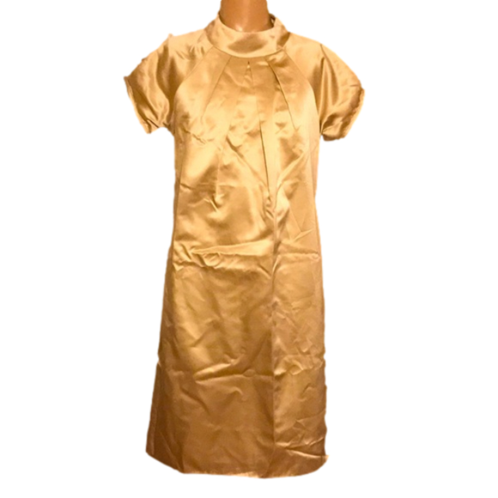 NWT JJ’s house gold dress